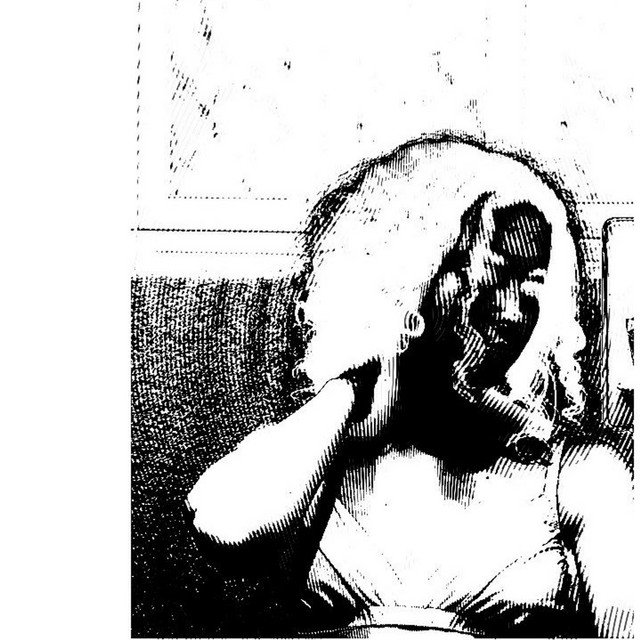 Cover art of the song 'aline had scissors in her mouth'